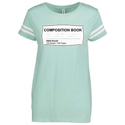 Composition Notebook Halloween Costume Couples Fancy Dress Enza Ladies Jersey Football T-Shirt