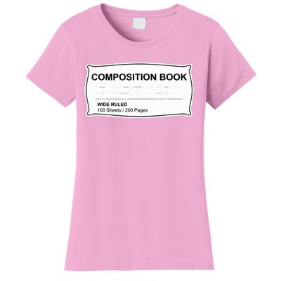 Composition Notebook Halloween Costume Couples Fancy Dress Women's T-Shirt