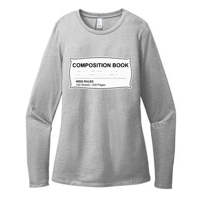 Composition Notebook Halloween Costume Couples Fancy Dress Womens CVC Long Sleeve Shirt