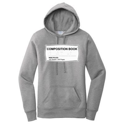 Composition Notebook Halloween Costume Couples Fancy Dress Women's Pullover Hoodie