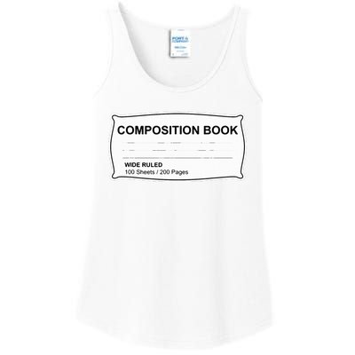 Composition Notebook Halloween Costume Couples Fancy Dress Ladies Essential Tank