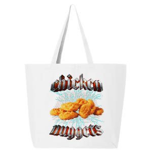 Chicken Nuggets Heavy Metal World Tour Hardcore Music 25L Jumbo Tote