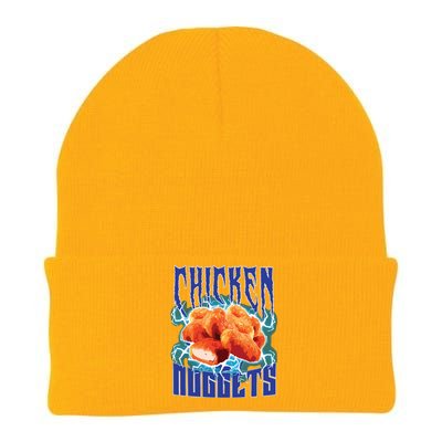 Chicken Nuggets Heavy Metal Funny Chicken Nuggets Lover Knit Cap Winter Beanie