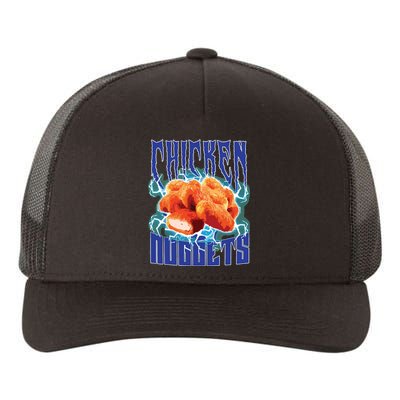 Chicken Nuggets Heavy Metal Funny Chicken Nuggets Lover Yupoong Adult 5-Panel Trucker Hat