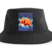 Chicken Nuggets Heavy Metal Funny Chicken Nuggets Lover Sustainable Bucket Hat