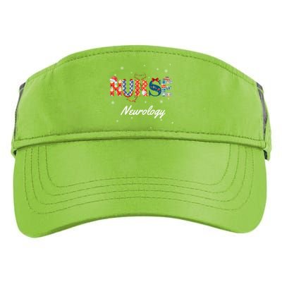 Christmas Nurse Holiday Scrubs Neurology Neuro Gift Adult Drive Performance Visor