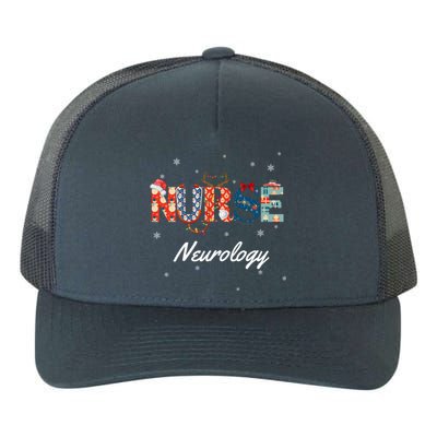 Christmas Nurse Holiday Scrubs Neurology Neuro Gift Yupoong Adult 5-Panel Trucker Hat