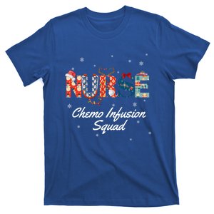 Christmas Nurse Holiday Scrubs Chemo Infusion Squad Gift T-Shirt