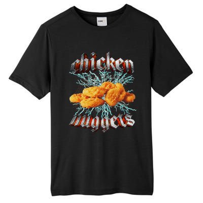 Chicken Nuggets Heavy Metal World Hardcore Music Tall Fusion ChromaSoft Performance T-Shirt