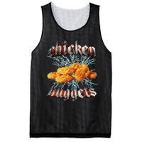 Chicken Nuggets Heavy Metal World Hardcore Music Mesh Reversible Basketball Jersey Tank