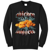 Chicken Nuggets Heavy Metal World Hardcore Music Tall Sweatshirt