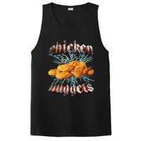 Chicken Nuggets Heavy Metal World Hardcore Music PosiCharge Competitor Tank