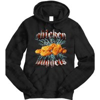 Chicken Nuggets Heavy Metal World Hardcore Music Tie Dye Hoodie