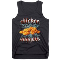 Chicken Nuggets Heavy Metal World Hardcore Music Tank Top