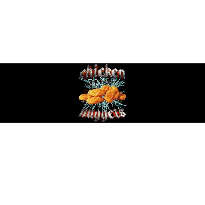 Chicken Nuggets Heavy Metal Hardcore Music Bumper Sticker