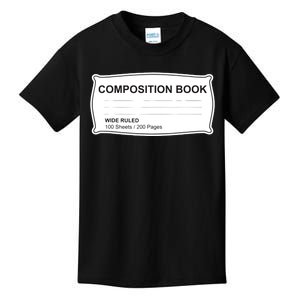 Composition Notebook Halloween Costume Couples Fancy Dress Kids T-Shirt