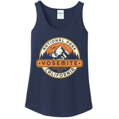 California Nature Hiking Outdoors Gift Yosemite National Park Ladies Essential Tank