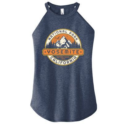 California Nature Hiking Outdoors Gift Yosemite National Park Women's Perfect Tri Rocker Tank