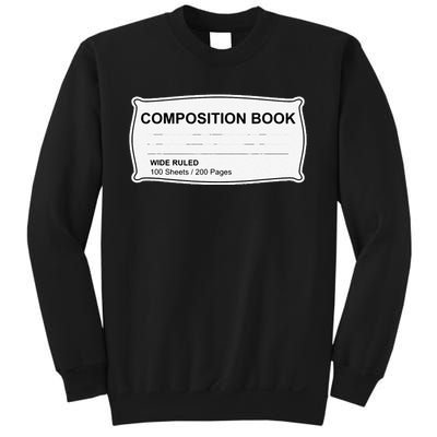 Composition Notebook Halloween Costume Couples Fancy Dress Gift Sweatshirt