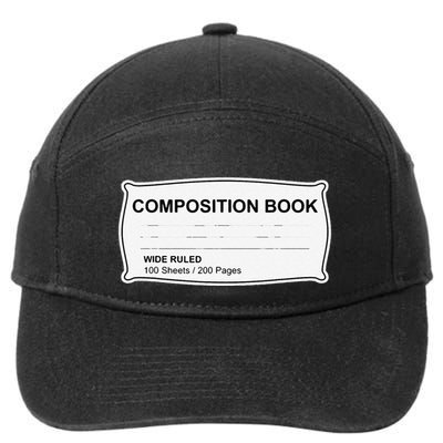 Composition Notebook Halloween Costume Couples Fancy Dress Gift 7-Panel Snapback Hat