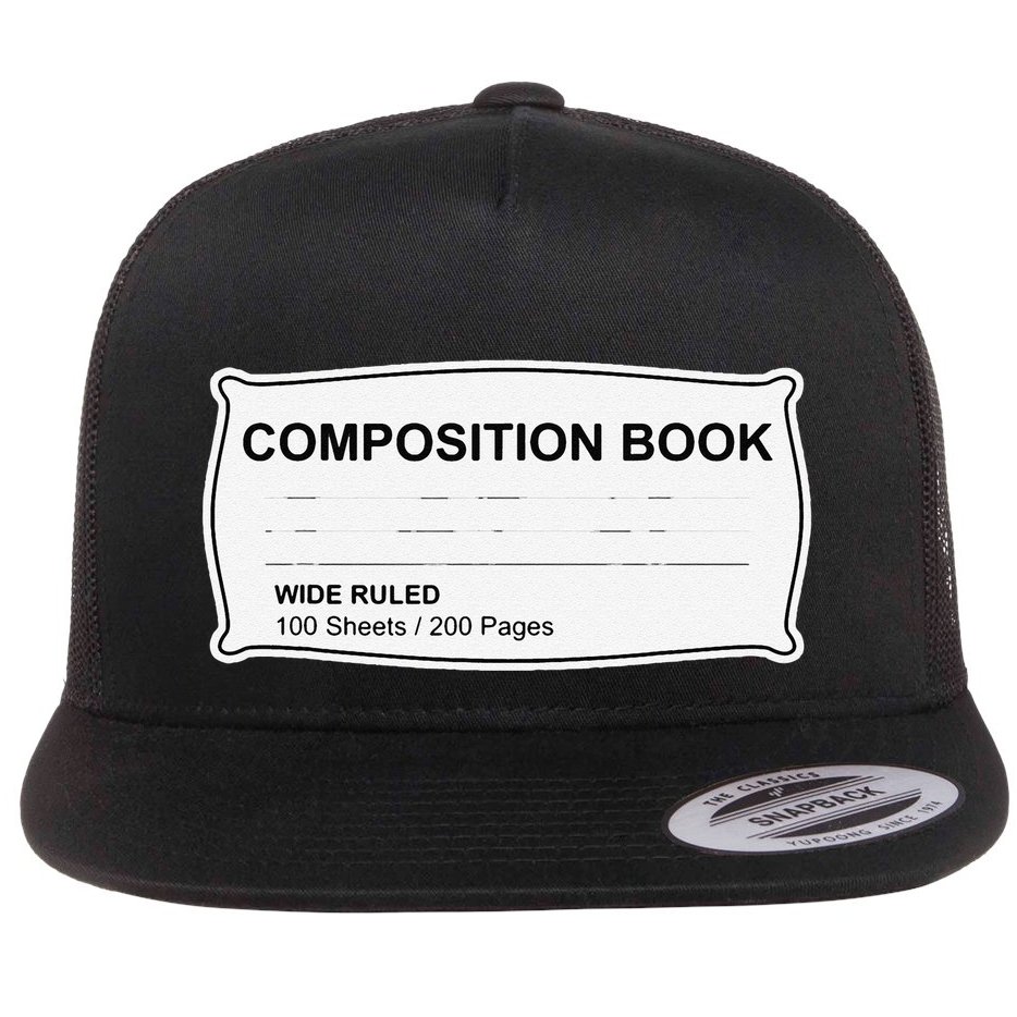 Composition Notebook Halloween Costume Couples Fancy Dress Gift Flat Bill Trucker Hat