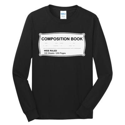 Composition Notebook Halloween Costume Couples Fancy Dress Gift Tall Long Sleeve T-Shirt