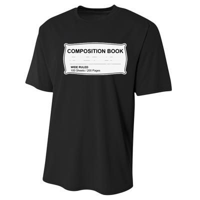 Composition Notebook Halloween Costume Couples Fancy Dress Gift Performance Sprint T-Shirt