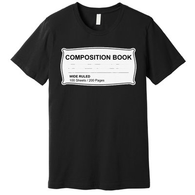 Composition Notebook Halloween Costume Couples Fancy Dress Gift Premium T-Shirt