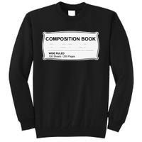 Composition Notebook Halloween Costume Couples Fancy Dress Gift Tall Sweatshirt