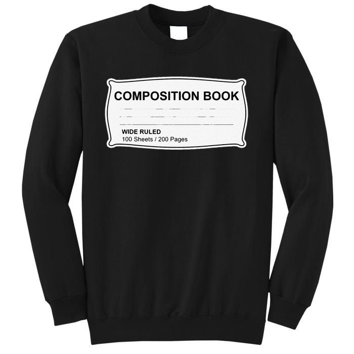 Composition Notebook Halloween Costume Couples Fancy Dress Gift Tall Sweatshirt