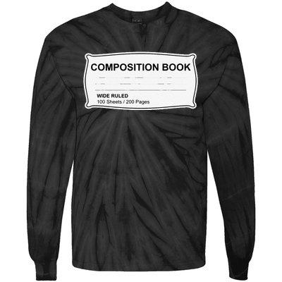 Composition Notebook Halloween Costume Couples Fancy Dress Gift Tie-Dye Long Sleeve Shirt