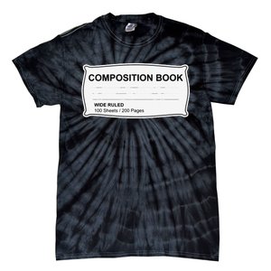 Composition Notebook Halloween Costume Couples Fancy Dress Gift Tie-Dye T-Shirt