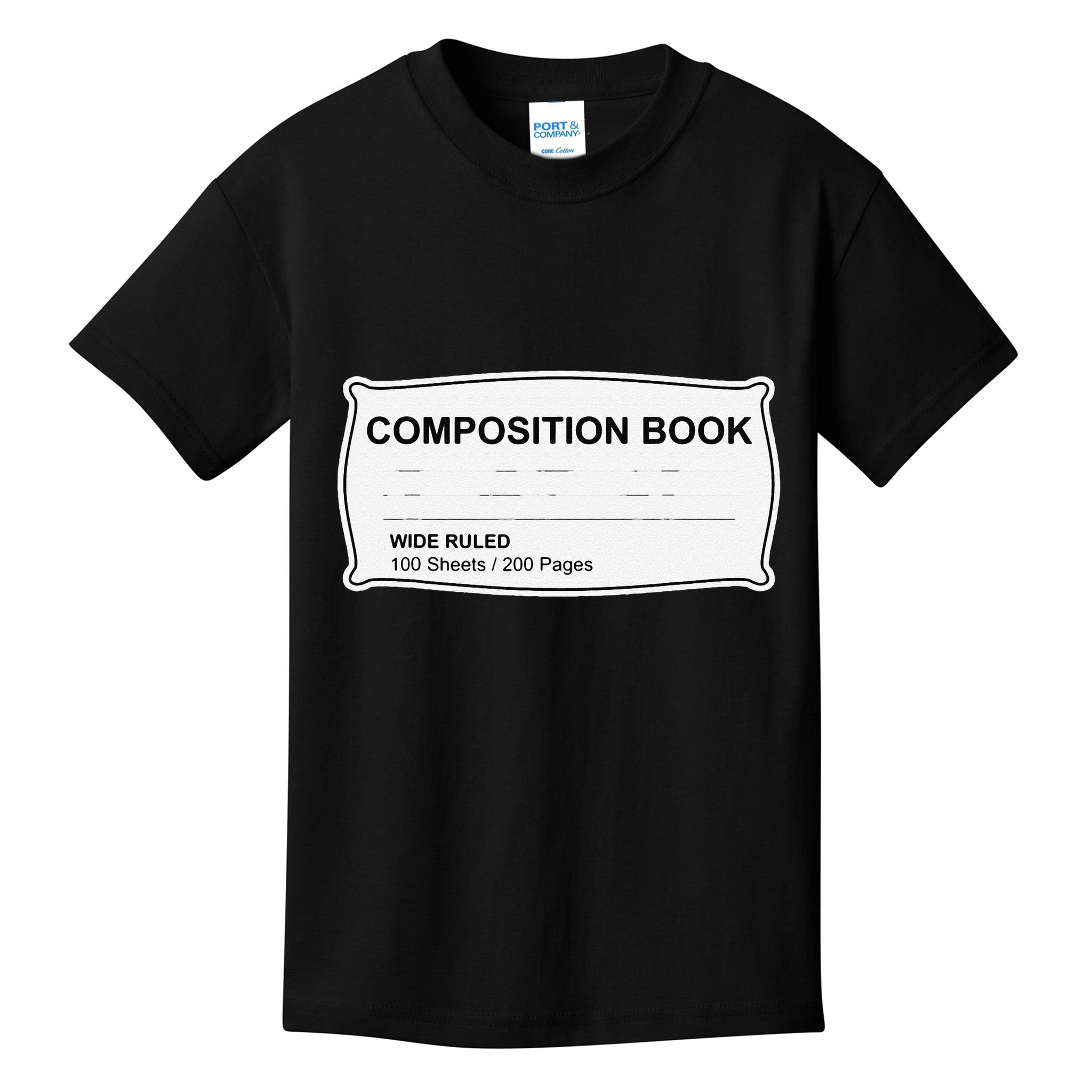 Composition Notebook Halloween Costume Couples Fancy Dress Gift Kids T-Shirt