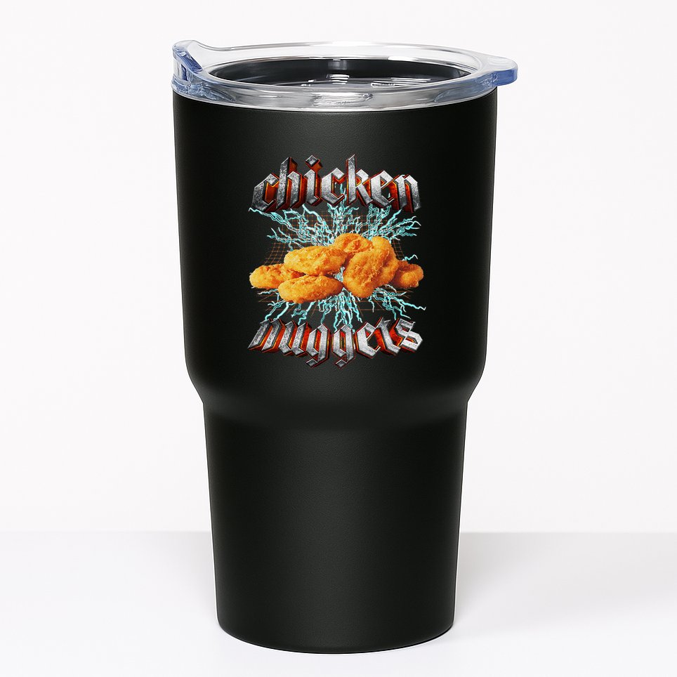 Chicken Nuggets Heavy Metal Tumbler