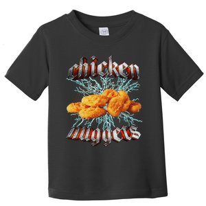 Chicken Nuggets Heavy Metal Toddler T-Shirt