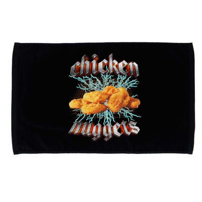 Chicken Nuggets Heavy Metal Funny Microfiber Hand Towel