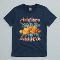 Chicken Nuggets Heavy Metal Funny T-Shirt