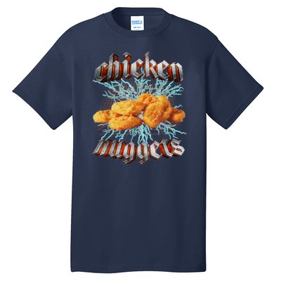 Chicken Nuggets Heavy Metal Funny Tall T-Shirt