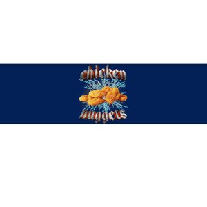 Chicken Nuggets Heavy Metal Funny Bumper Sticker