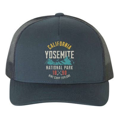 California Nature Hiking Outdoors Yosemite National Park Yupoong Adult 5-Panel Trucker Hat