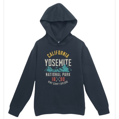 California Nature Hiking Outdoors Yosemite National Park Urban Pullover Hoodie