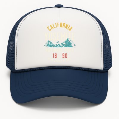 California Nature Hiking Outdoors Yosemite National Park Trucker Hat