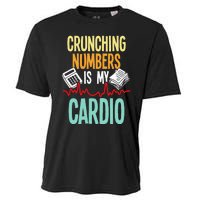 Crunching Numbers Is My Cardio Accountant Auditor Auditing Cooling Performance Crew T-Shirt