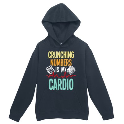 Crunching Numbers Is My Cardio Accountant Auditor Auditing Urban Pullover Hoodie