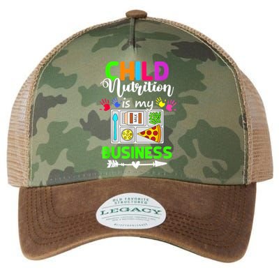 Child Nutrition Is My Business Cafeteria Worker Lunch Lady Legacy Tie Dye Trucker Hat