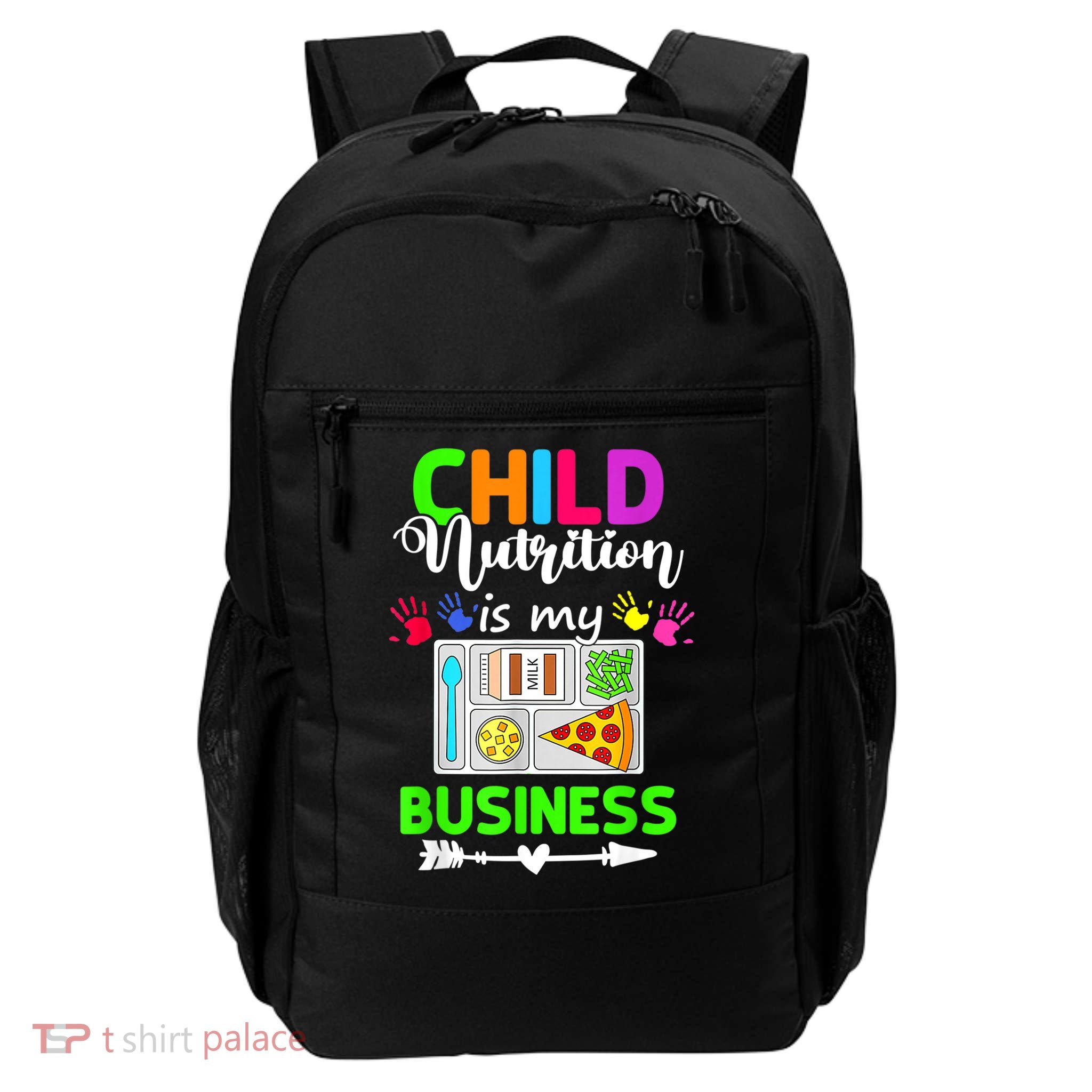Child Nutrition Is My Business Cafeteria Worker Lunch Lady Daily Commute Backpack