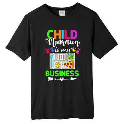 Child Nutrition Is My Business Cafeteria Worker Lunch Lady Tall Fusion ChromaSoft Performance T-Shirt