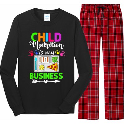 Child Nutrition Is My Business Cafeteria Worker Lunch Lady Long Sleeve Pajama Set