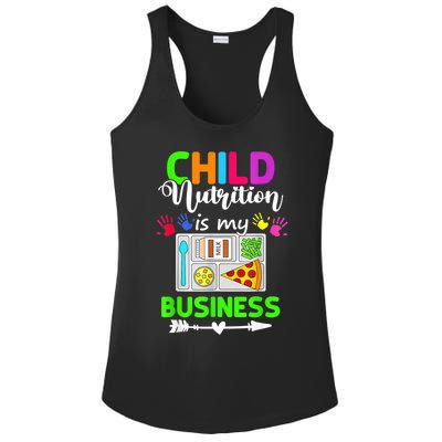 Child Nutrition Is My Business Cafeteria Worker Lunch Lady Ladies PosiCharge Competitor Racerback Tank