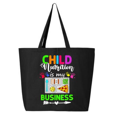 Child Nutrition Is My Business Cafeteria Worker Lunch Lady 25L Jumbo Tote